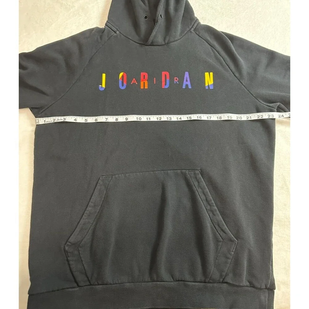 Nike Air Jordan Sport DNA Rivals HBR‎ 23 Hoodie Sweatshirt Large Black Logo
